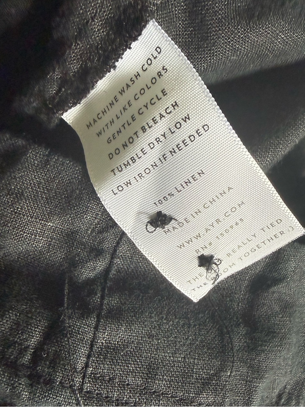 AYR The Supreme Linen Pant - Picture 6 of 6